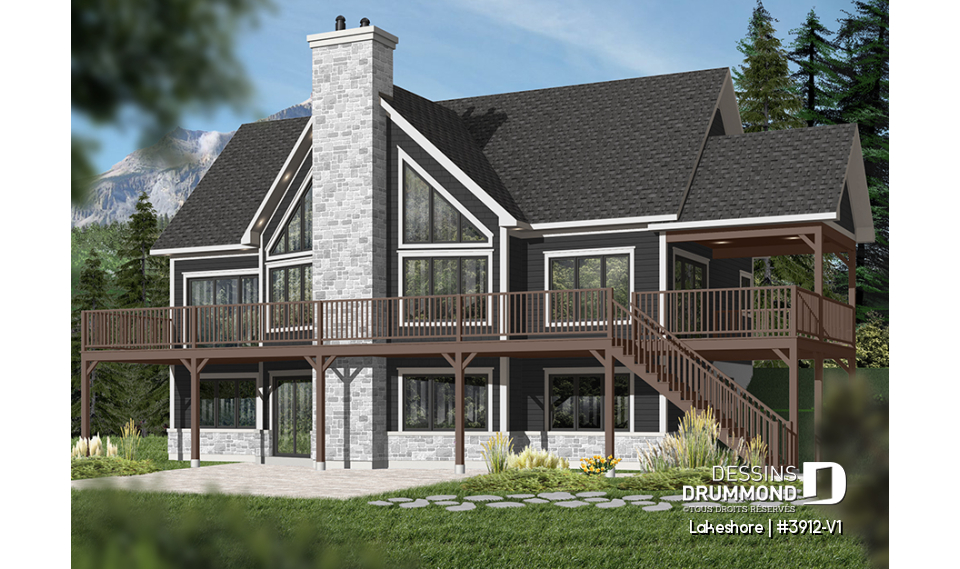 Vue arrière - MODÈLE DE BASE - Lakeshore