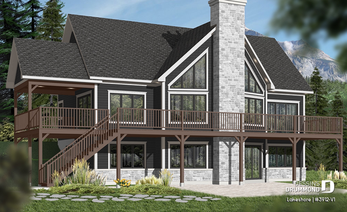 Vue arrière - MODÈLE DE BASE - Lakeshore