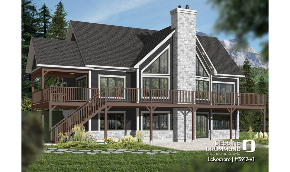 Vue arrière - MODÈLE DE BASE - Lakeshore