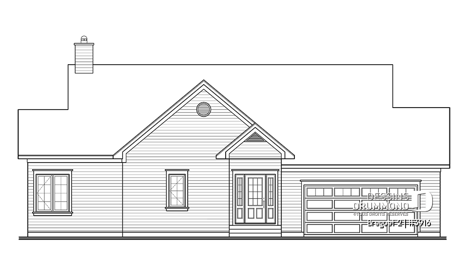 Vue avant - MODÈLE DE BASE - Breguet 2
