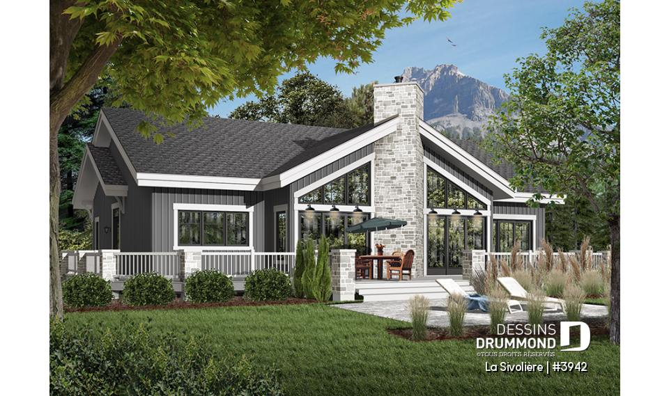 Version couleur no. 1 - Vue arrière - La Sivolière