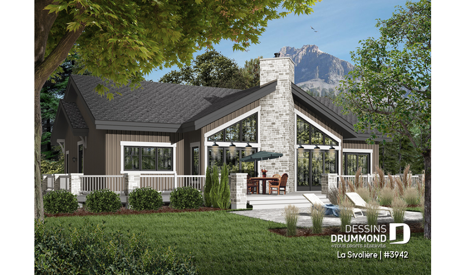 Version couleur no. 2 - Vue arrière - La Sivolière