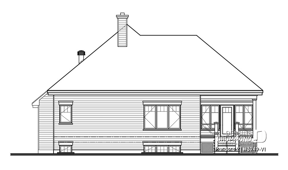Vue arrière - MODÈLE DE BASE - Pandora 2
