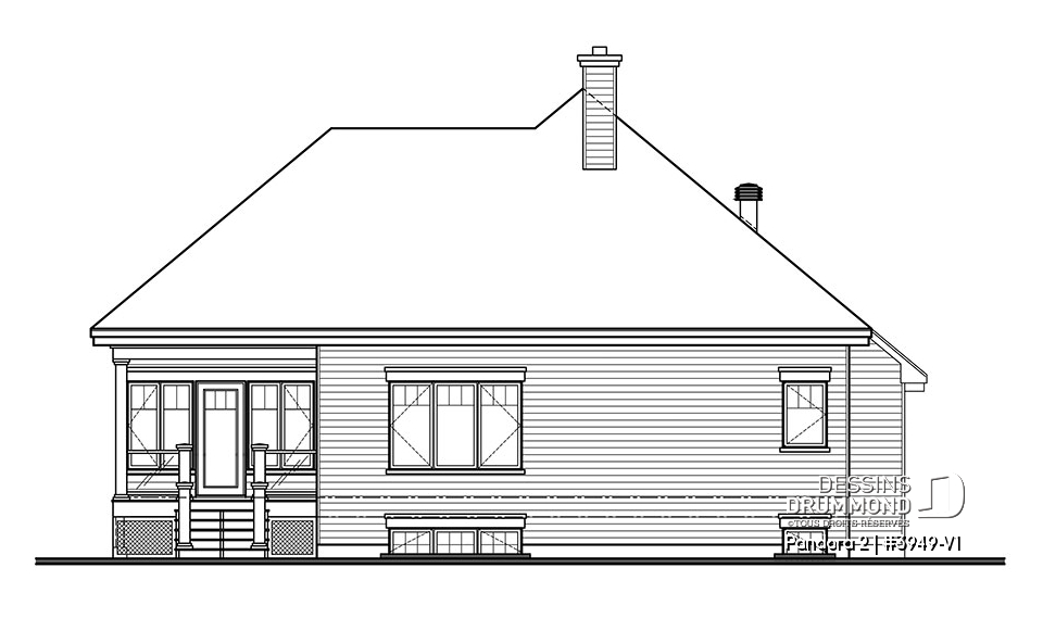 Vue arrière - MODÈLE DE BASE - Pandora 2