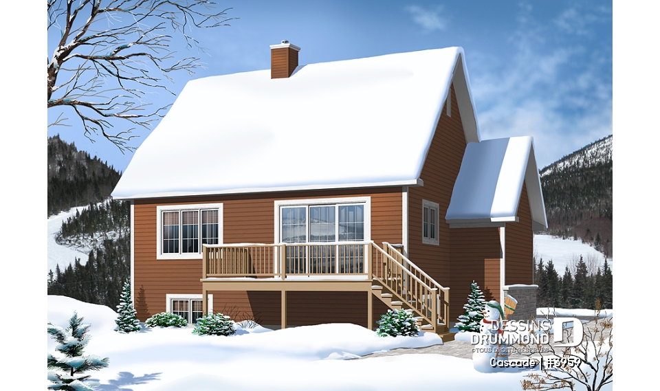 Vue arrière - MODÈLE DE BASE - Cascade