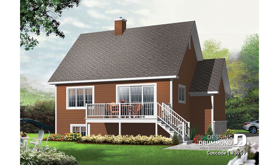 Vue arrière - MODÈLE DE BASE - Cascade