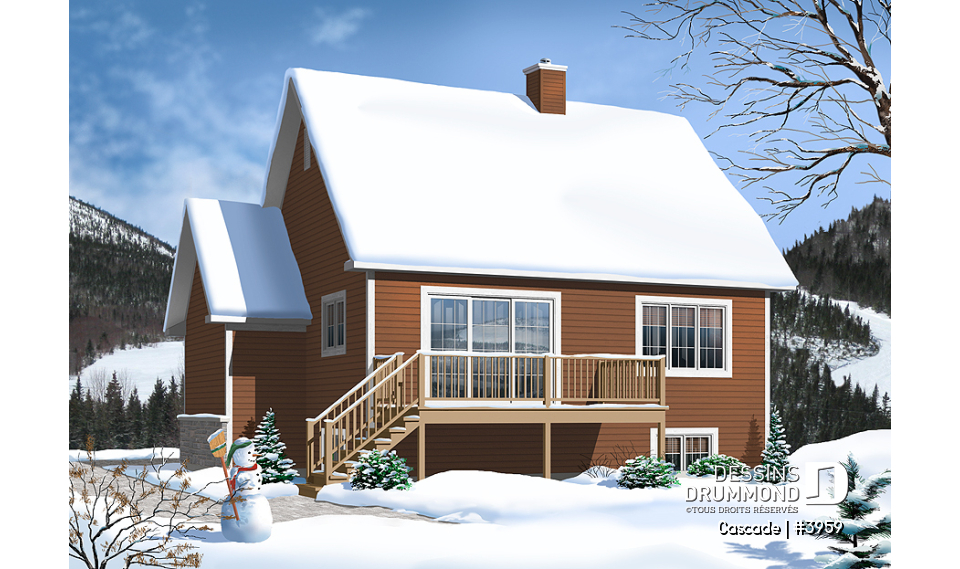 Vue arrière - MODÈLE DE BASE - Cascade