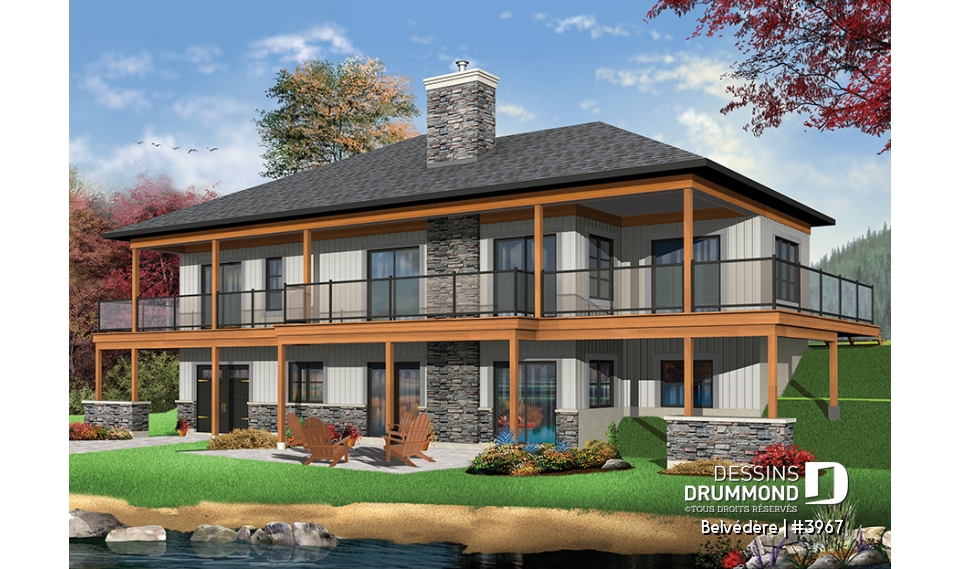 Vue arrière - MODÈLE DE BASE - Belvédère