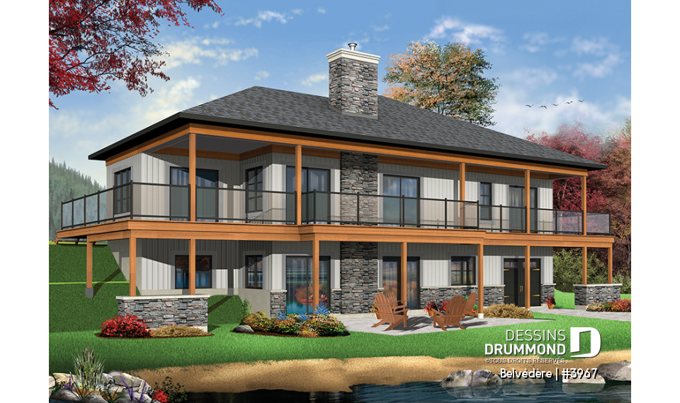 Vue arrière - MODÈLE DE BASE - Belvédère