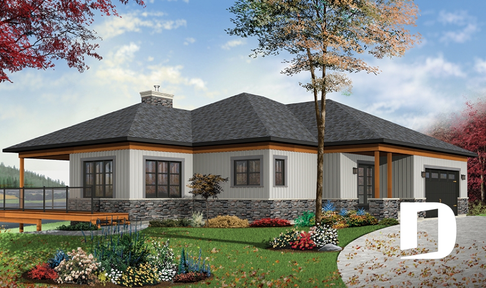 Vue avant - MODÈLE DE BASE -  - Belvédère