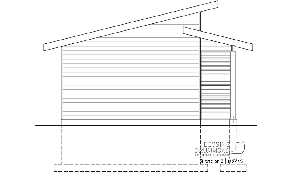 Élévation arrière - Chandler 2