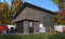 Vue avant - MODÈLE DE BASE - Plan de garage pour une auto, style convenant pour maison moderne, nordique et rustique, plafond 9' - Chandler