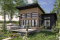 Vue arrière - MODÈLE DE BASE - Plan de petit chalet contemporain économique, aire ouverte, 2 chambres, plafond cathédral - Riviera