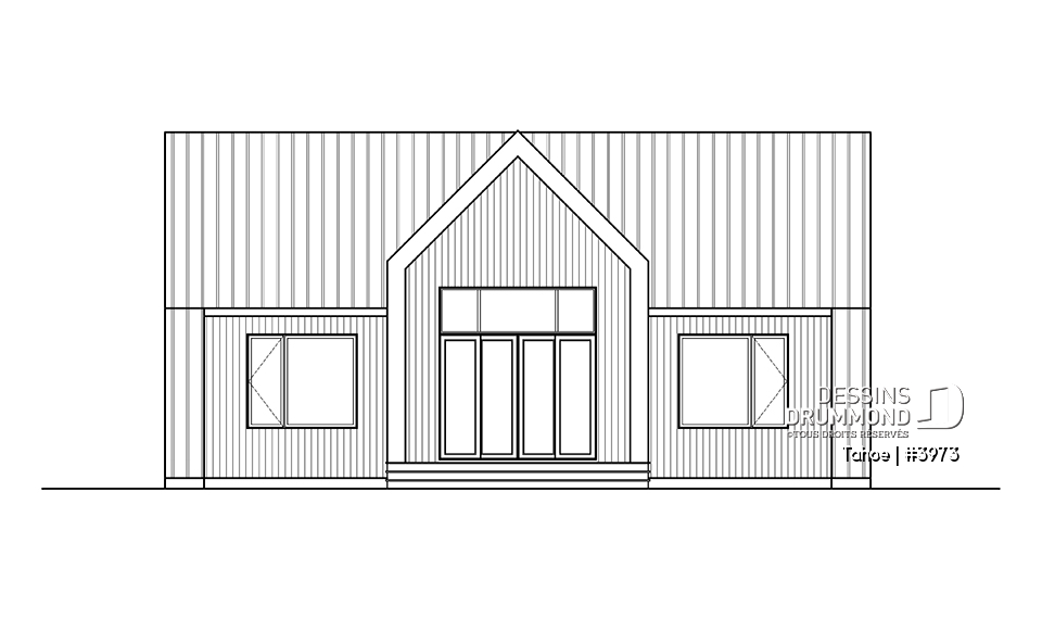 Élévation arrière - Tahoe