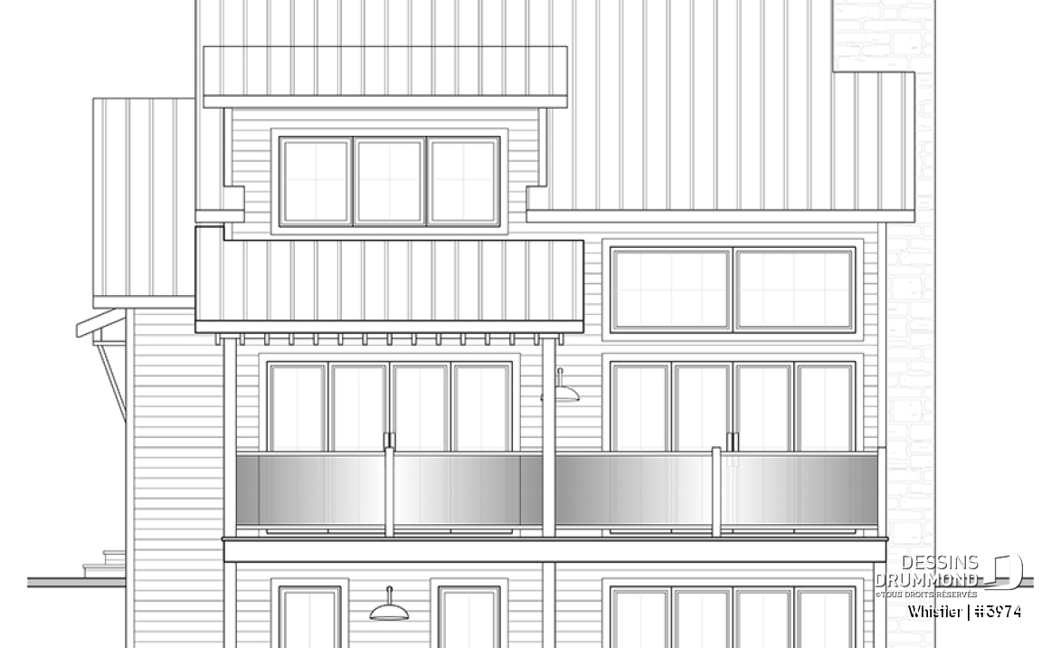 Vue arrière - MODÈLE DE BASE - Whistler