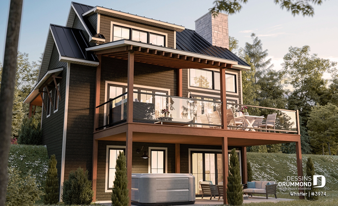 Vue arrière - MODÈLE DE BASE - Whistler