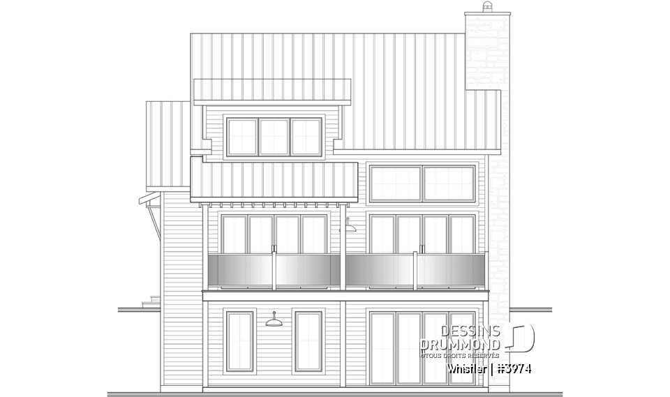 Vue arrière - MODÈLE DE BASE - Whistler