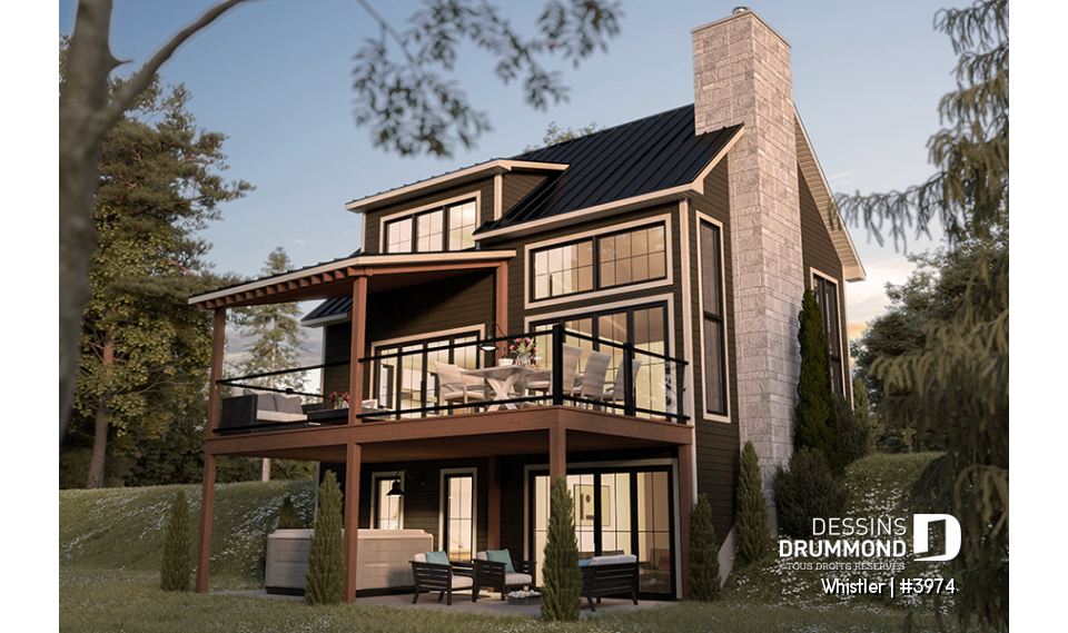 Vue arrière - MODÈLE DE BASE - Whistler