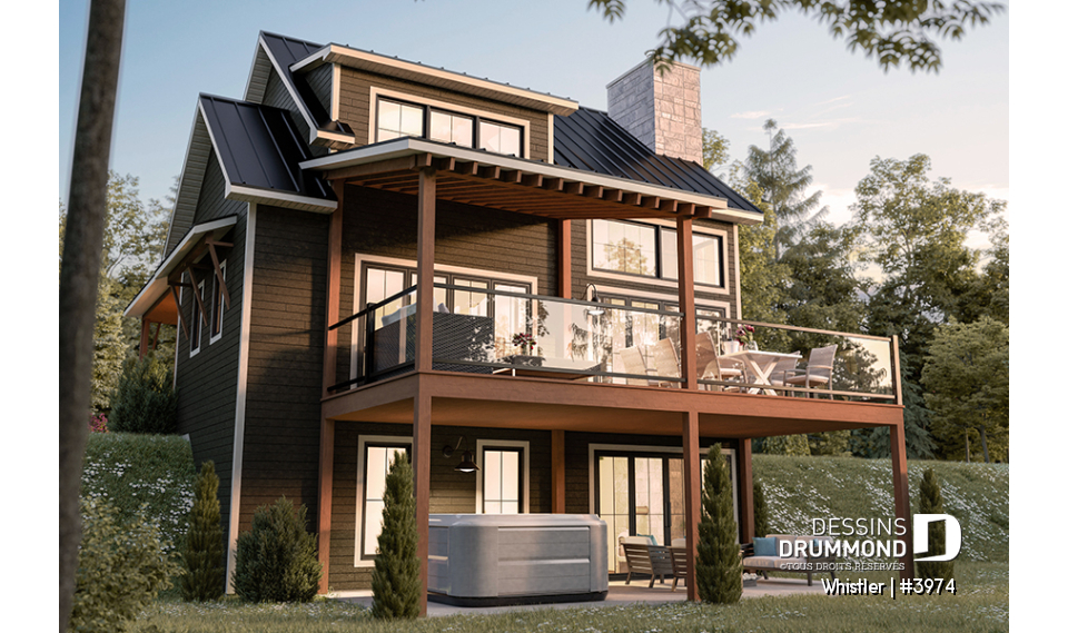 Vue arrière - MODÈLE DE BASE - Whistler