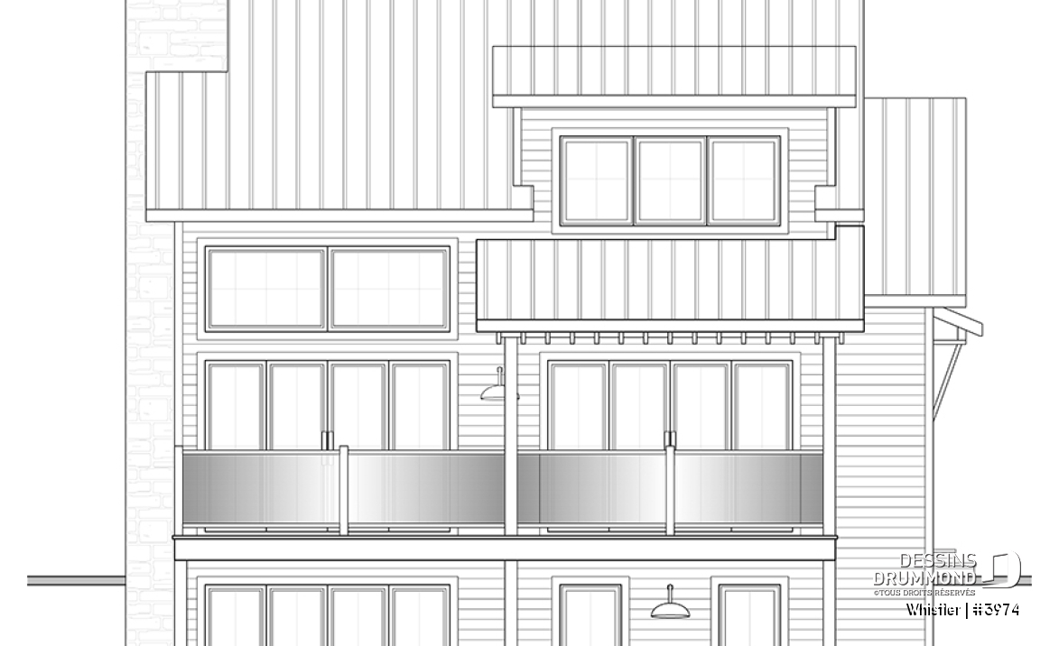 Vue arrière - MODÈLE DE BASE - Whistler
