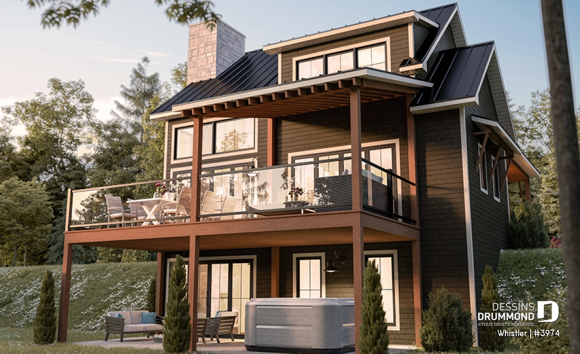 Vue arrière - MODÈLE DE BASE - Whistler