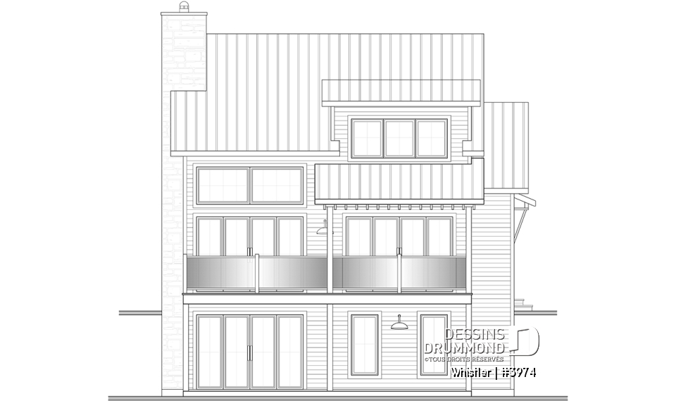 Vue arrière - MODÈLE DE BASE - Whistler