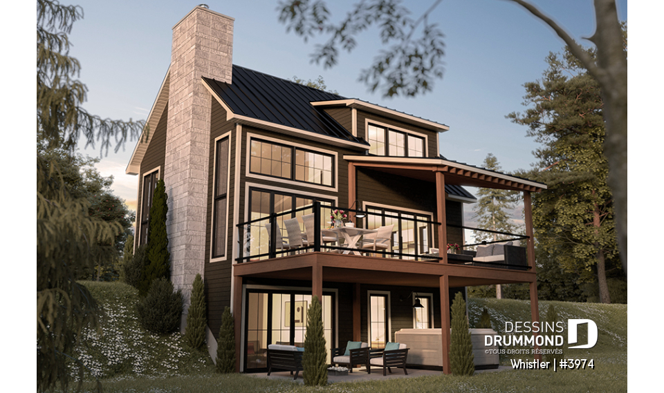 Vue arrière - MODÈLE DE BASE - Whistler