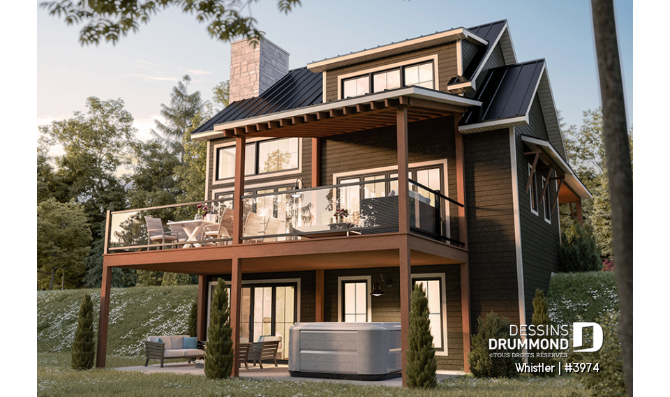 Vue arrière - MODÈLE DE BASE - Whistler