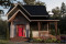 Vue avant - MODÈLE DE BASE - Maison genre chalet avec loft à l'étage, 3 chambres au total, 2 salles familiales - Whistler