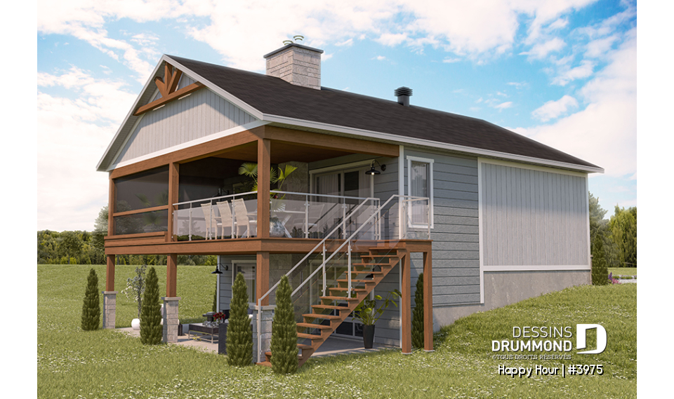 Vue arrière - MODÈLE DE BASE - Happy Hour