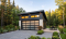 Vue avant - MODÈLE DE BASE - Plan de garage monopente double pour 2 voitures, moderne et lumineux - Nature Urbaine 3