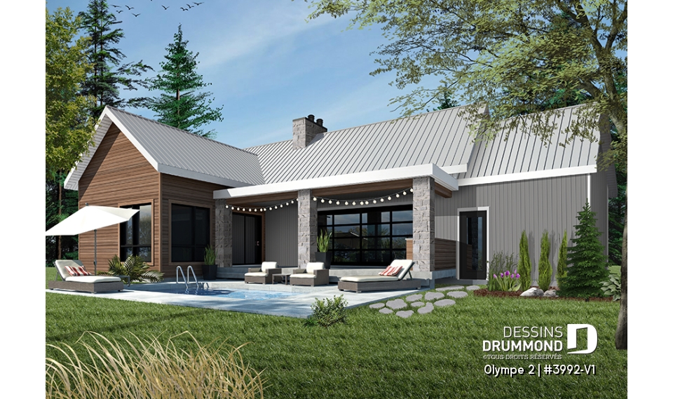 Version couleur no. 1 - Vue arrière - Olympe 2