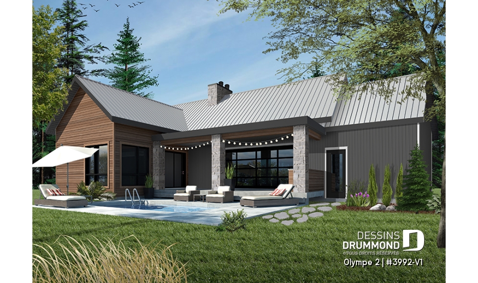 Version couleur no. 2 - Vue arrière - Olympe 2