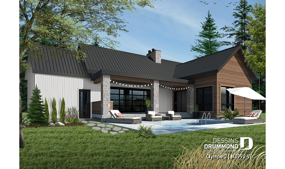 Version couleur no. 3 - Vue arrière - Olympe 2