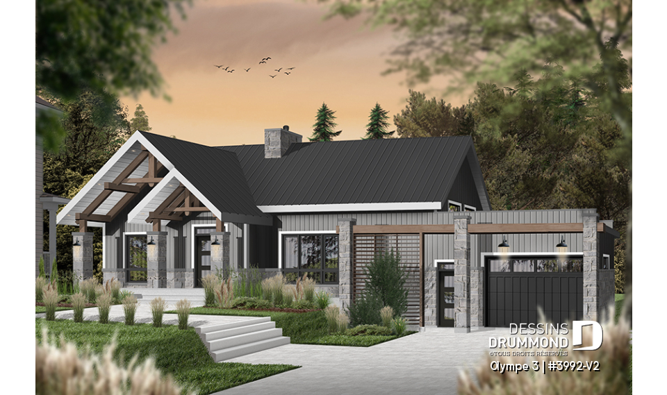 Version couleur no. 2 - Vue avant - Olympe 3