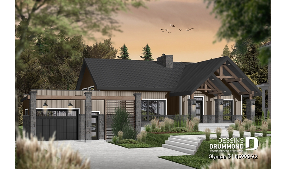 Version couleur no. 3 - Vue avant - Olympe 3