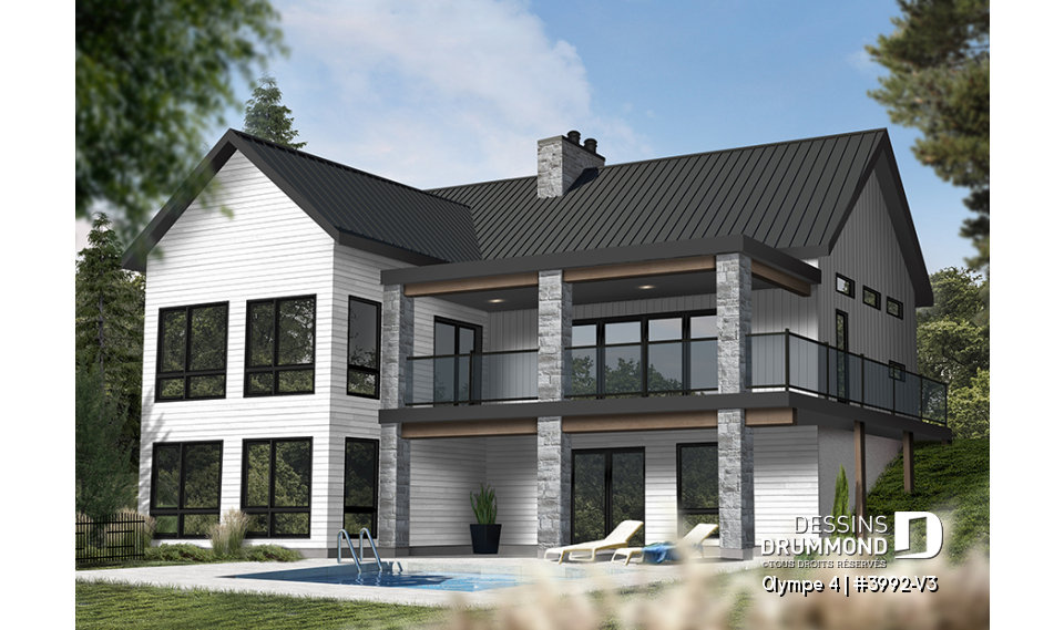 Version couleur no. 1 - Vue arrière - Olympe 4