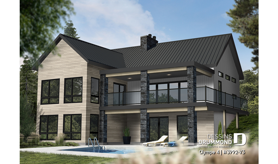 Version couleur no. 3 - Vue arrière - Olympe 4