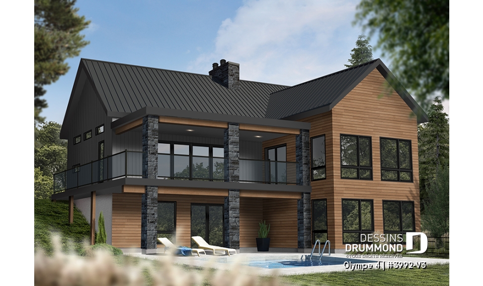 Version couleur no. 4 - Vue arrière - Olympe 4
