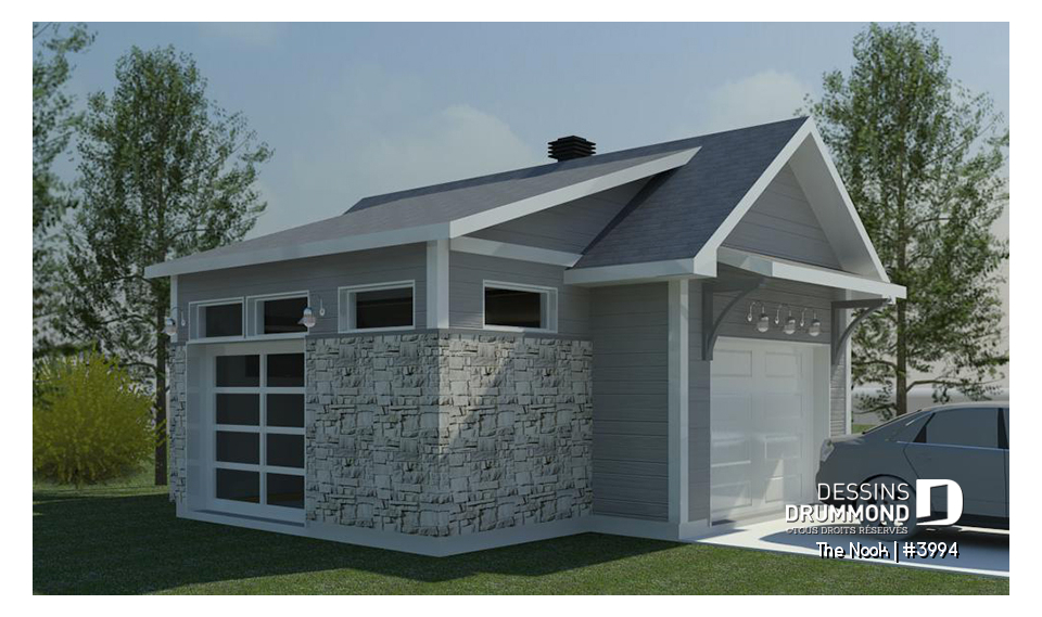 Élévation arrière - The Nook