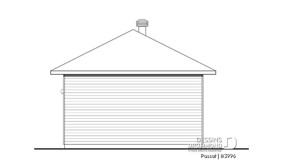Élévation arrière - Passat