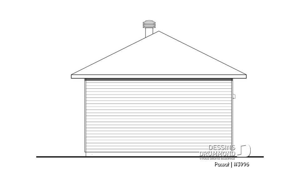 Élévation arrière - Passat
