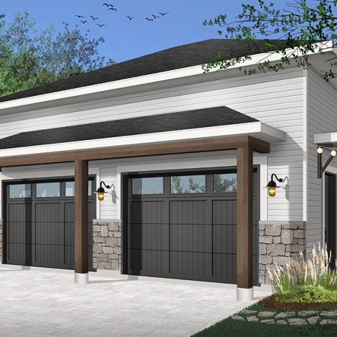 Élévation arrière - Touareg