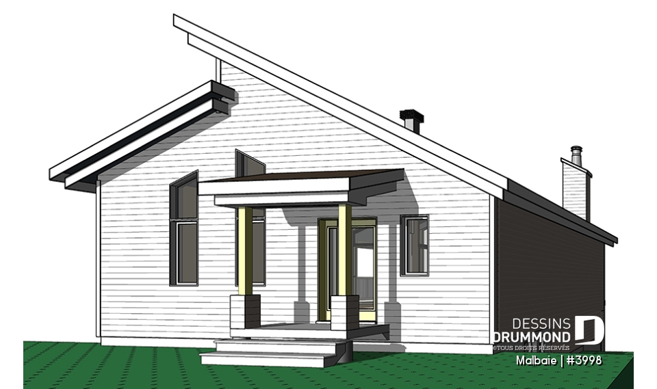 Élévation avant - Malbaie
