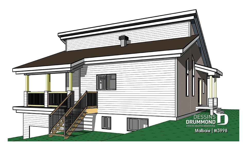Élévation gauche - Malbaie