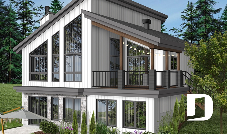 Vue arrière - MODÈLE DE BASE -  - Malbaie