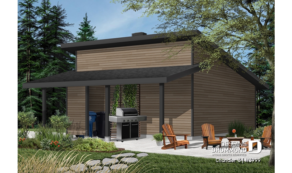 Version couleur no. 1 - Vue arrière - Chandler 3