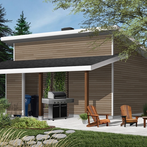 Élévation arrière - Chandler 3