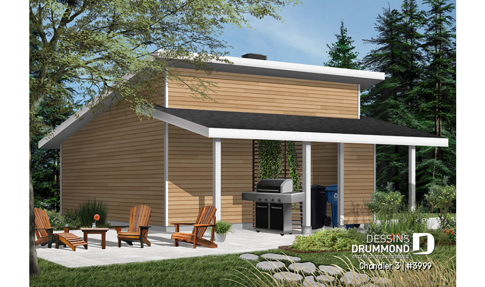 Vue arrière - MODÈLE DE BASE - Chandler 3