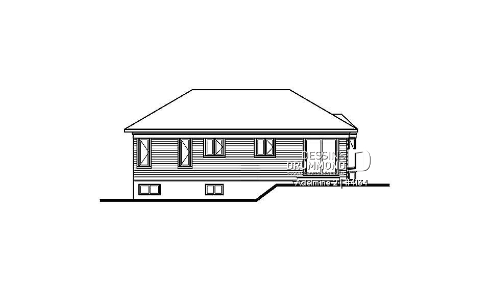 Élévation arrière - Adelmine 2